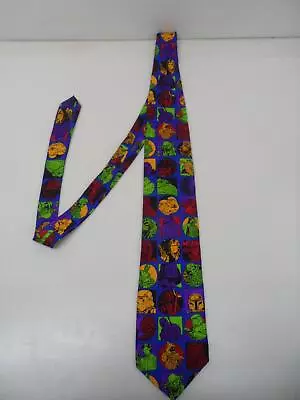 Vintage 1997 Star Wars  All Character Icons  Neck Tie - 100% Silk - NOS • $15.99