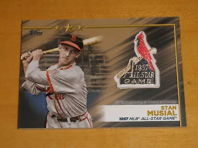 2022 Topps All Star Alumni Gold Patch #SM Stan Musial 56/75 • $0.99