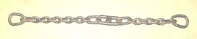 5/8  Antique Boat Anchor Drag Chain Link Section Large Lifting Chain 53  Long • $41.88
