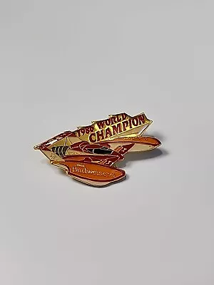 Miss Budweiser Pin U-1 Hydroplane Boat Drag Racing 1986 World Champion • $18.27