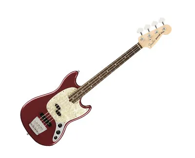 Used Fender American Performer Mustang Bass - Aubergine W/ Rosewood FB • $1259.99