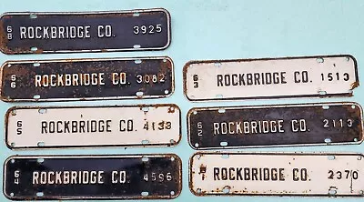 1961 - 1968 (7) Rockbridge Co. Virginia License Plate Town Tag City Topper • $40