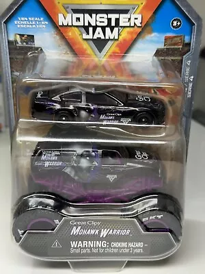 Monster Jam 1:64 Walmart Exclusive Mohawk Warrior Truck & Car 2023 Series 4 New • $17.85