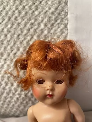 Lovely Vintage 1950's Authentic Ginny Doll Red Hair Boy's Wig With Bangs • $12.99