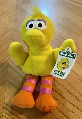 $11.01 • Buy Vintage 1999 Kelloggs Cereal Sesame Street Mini Beans Big Bird Plush NWT TR