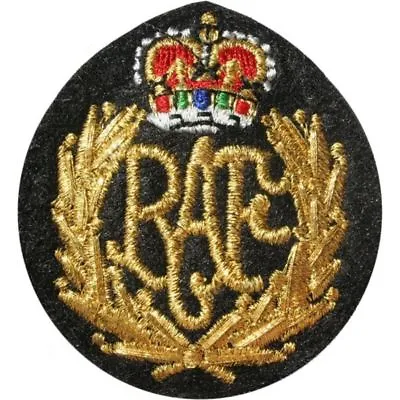 Genuine RAF Royal Air Force Issue Peak Cap Badge Airman - Ref Air - BX 30 • £3.99