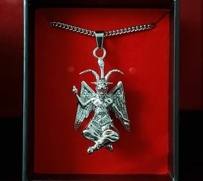 ORIGINAL Church Of Satan Eliphas Levi Baphomet Pendant  Goth Occult Pagan • $30