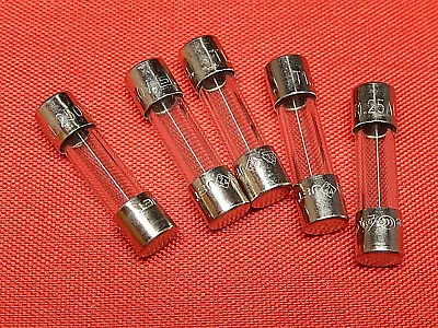 1.25AMP 250V Fuse 5mm X 20mm Slow Blow GLASS BODY PACK Of 5 Or Pack Of 10 • £3.50