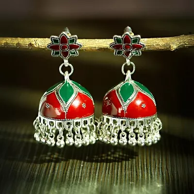 Vintage Women Boho Retro Pattern Bells Indian Style Earrings Charm Jewelry Gift • $6