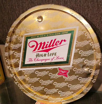 1970s Miller Beer Original Antique Advertising Tray Milwaukee Wisconsin • $20