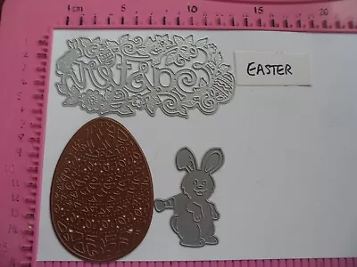 Craft Clearout-metal Cutting Dies - Easter Themeeaster Sentimenteaster Egg • £0.99