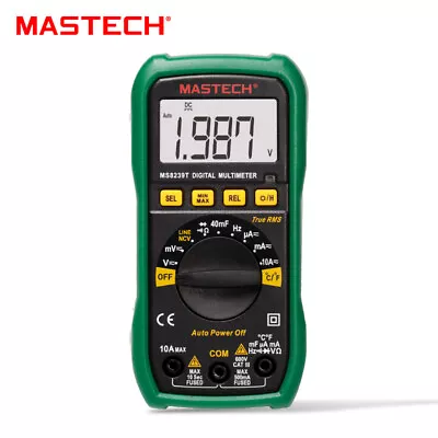 MASTECH MS8239T Digital Multimeter Professional True RMS Auto Ranging✦ • $23.90