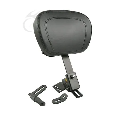$49.99 • Buy Adjustable Driver Backrest Fit For Harley Touring 97-23 One-Piece Slotted Seats