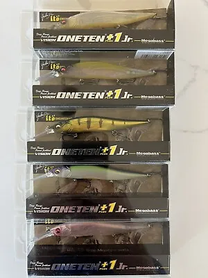 New Megabass Vision 110 +1 Plus 1 Junior Jerkbait Oneten USA Lot Of 5 Baits • $99.99