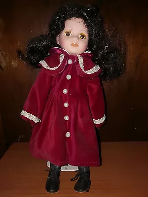 Bisque Porcelain Doll 30cm W/stand • $22