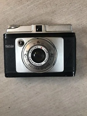 Vintage Dacora Dignal Kamerawerk Camera W17cm H9cm 35mm Untested Sold As Seen • £5