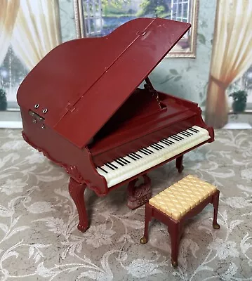 Marx Little Hostess GRAND PIANO Vintage Dollhouse Furniture Renwal Plastic 1:16 • $6.99