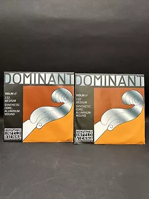 Dominant Violin D1 132 Medium Aluminum Wound String Thomastik String (Pack Of 2) • $30