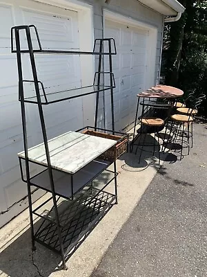 1950’s Salterini Étagère Drink Rack & Shelving Unit By Maurizio Tempestini. Rare • $1390