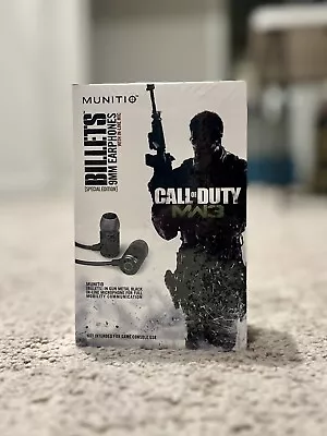 NEW Munitio Call Of Duty MW3 Billets 9MM Earphones (Special Edition) Activision • $49.99