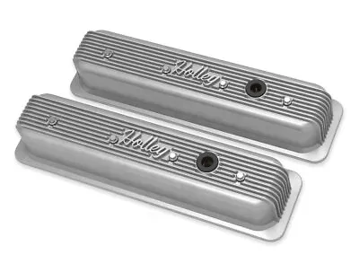 Holley 241-246 Finned Valve Covers  - Natural Finish • $125.97