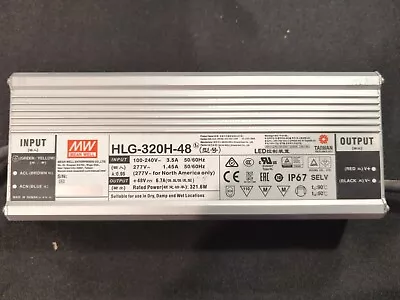 MEAN WELL HLG-320H-48 48v DC Power Supply - IP67 Rated Fanless - Tested • £47.51