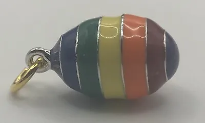 RARE Vintage BRAND NEW Joan River's Enamel Faberge Egg Charm Pendant EASTER GIFT • $19.95