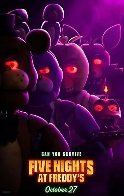 NEW Five Nights At Freddy's Movie Poster Gaming FNAF 2023 Movie Art Poster USA • $6.99