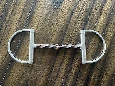 Reinsman 5.5” Sweet Iron Twisted Snaffle D Ring • $25