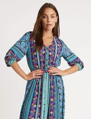 ROCKMANS -  Shirred Waist Maxi Dress • $31.53