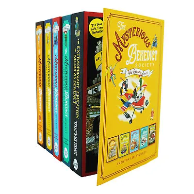 The Mysterious Benedict Society Complete Series 5 Books By Trenton Lee-Paperback • $16.99