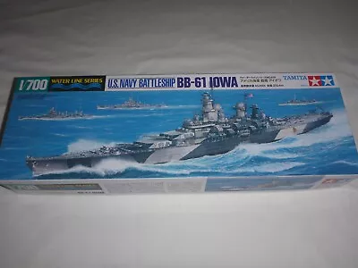 Tamiya 1/700 Scale USS Iowa BB61 Battleship Waterline New Model Kit 31616-3200 • $30