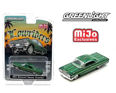 1963 Chevrolet Impala SS Lowriders Metallic Green Greenlight Collectibles • $11.99