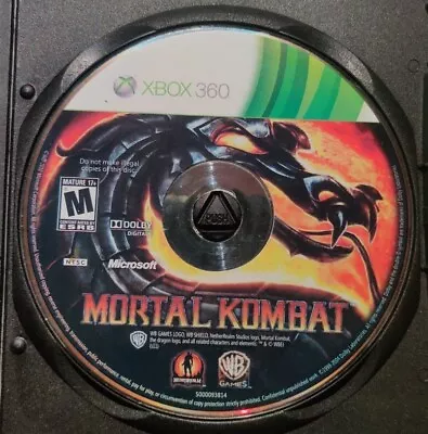 Mortal Kombat Komplete Edition (Microsoft Xbox 360 2012) Disc Only -Tested- • $12.99