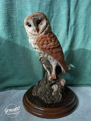 Country Artists Barn Owl 8 In Figurine Ornamental Sculpture • £28