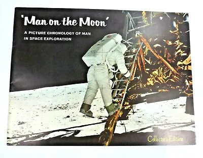 NEW  MAN ON THE MOON  A Picture Chronology Of Man In Space Exploration 1969 • $24.95