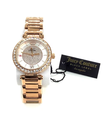 £59.93 • Buy Juicy Couture Ladies Pedigree Rose Gold Watch With Diamante Face