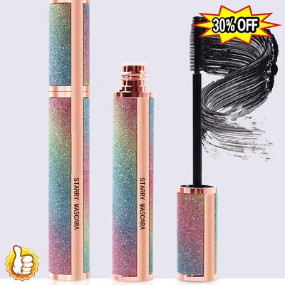 Vivid Galaxy Mascara 4D Silk Fiber Lashes Thick Lengthening Waterproof-Mascara • $6.59