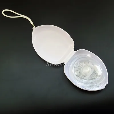 1x CPR Pocket Face Shield Resuscitator Rescue Cpr Kit Face Shield White • £4.79