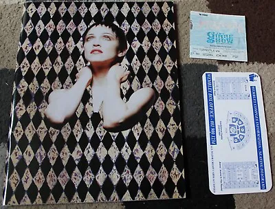 MADONNA ‘Girlie Show’ 1993 Tour Programme + Used TICKET Stub & Wembley Seat Plan • £55