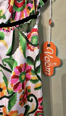 Voom By Joy Han Silk Floral Maxi Dress Size L  NWT Retails $258 • $88.99