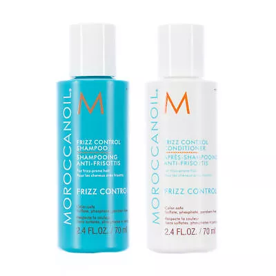 Moroccanoil Frizz Control Shampoo & Conditioner 2.4oz/70ml TRAVEL SET • $22.50