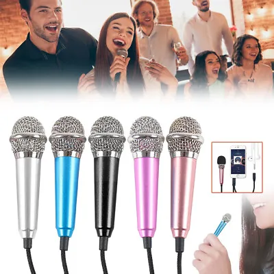 Mini Microphone Portable Vocal Tiny Microphone 3.5mm Microphone For IPhone Phone • $5.76