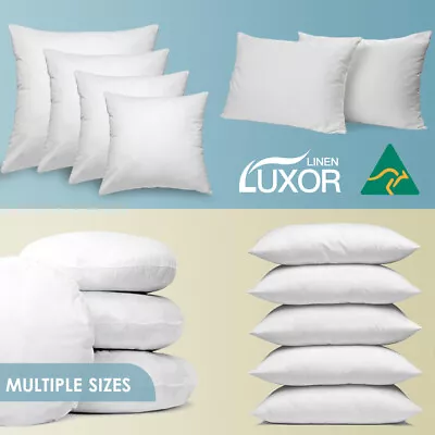 Buy 12 4 Aus Made Cushion Inserts Premium Polyester Fibre Filling Round Pillow • $18.80