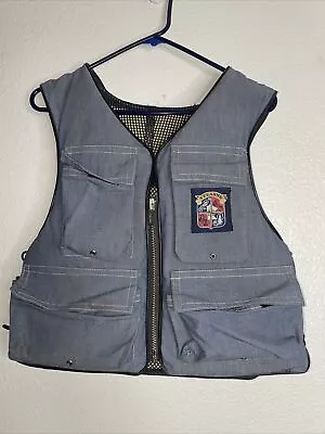 Vintage Stearns Adult Small 36/38 Sans-Souci II Denim Life Vest Jacket • $29