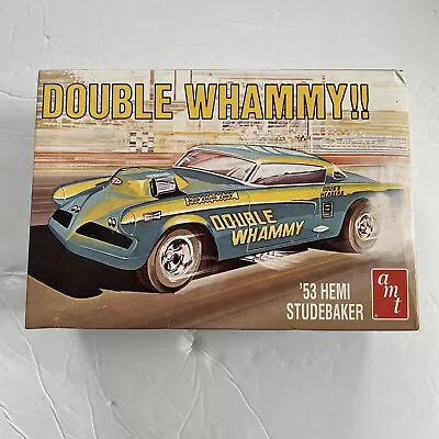 Vintage  AMT '53 Hemi Studebaker Drag Model Factory Sealed  Double Whammy  1/25 • $10
