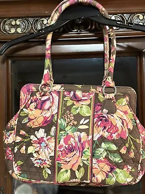 VERA BRADLEY Women's Snap Bag English Rose Rich Colors • $29.99