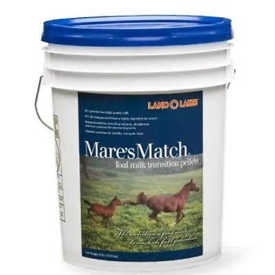 Mare's Match Foal Milk Transition Pellets 25 Lb Pail • $75.95