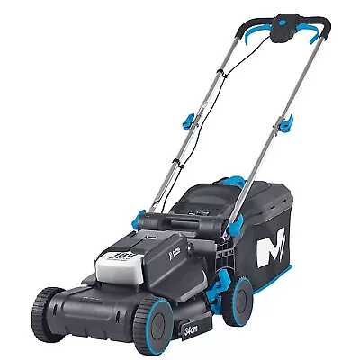 Mac Allister Lawnmower Rotary 34cm Cordless 18V Li-Ion 5.0Ah MLM1835-Li 35L • £126.35