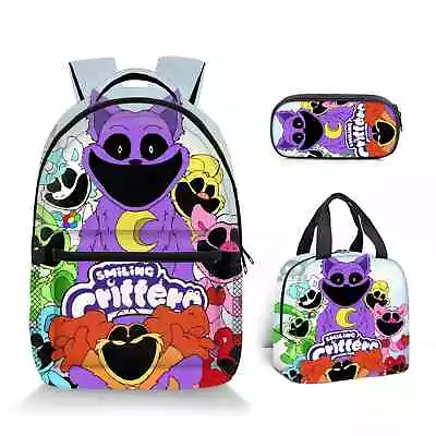 2024 Smiling Critters Catnap Monsters Backpack Shoulder Bag Cats Gift For Kids • $31.91